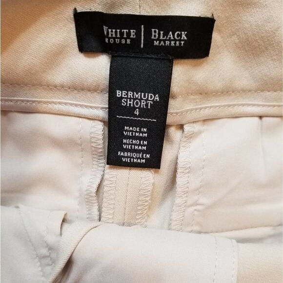 WHBM white house black market khaki soft comfy burmuda 11" shorts size 4 - Picture 4 of 7